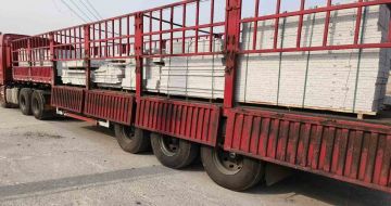 崇左 白麻荔枝面外墙干挂，工厂装车日常