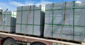 崇左 芝麻白花岗岩地铺石装车日常