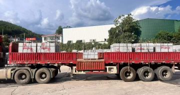 崇左 芝麻灰花岗岩地铺石出货日常