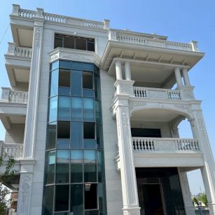 崇左 白麻花岗岩别墅外墙干挂效果展示