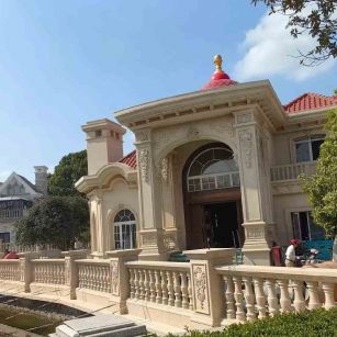 崇左 黄金麻花岗岩欧式别墅