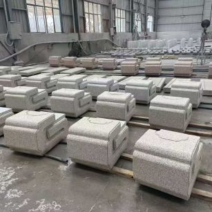 崇左 白麻花岗岩异形加工-石凳，坐凳