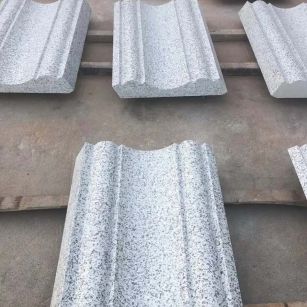 崇左 白麻花岗岩光面别墅线条