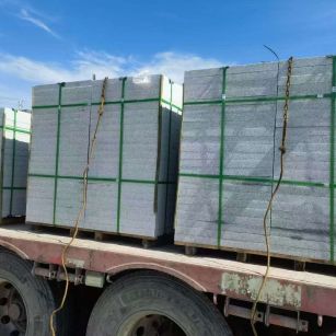 崇左 芝麻白花岗岩地铺石装车日常