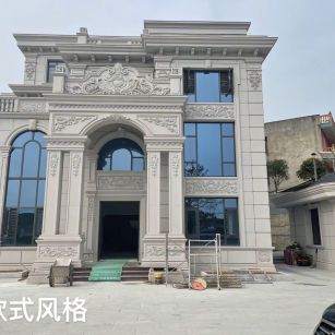 崇左 白麻花岗岩别墅外墙干挂