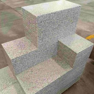 崇左 白麻花岗岩荔枝面地铺石