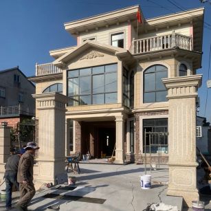 崇左 黄金麻花岗岩荔枝面别墅外墙干挂私家专属