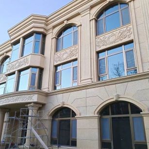 崇左 黄金麻花岗岩别墅外墙干挂