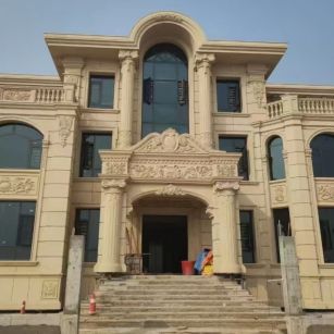 崇左 黄金麻花岗岩别墅外墙干挂