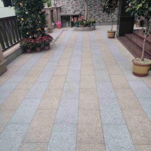 崇左 黄金麻白麻荔枝面庭院铺装展示