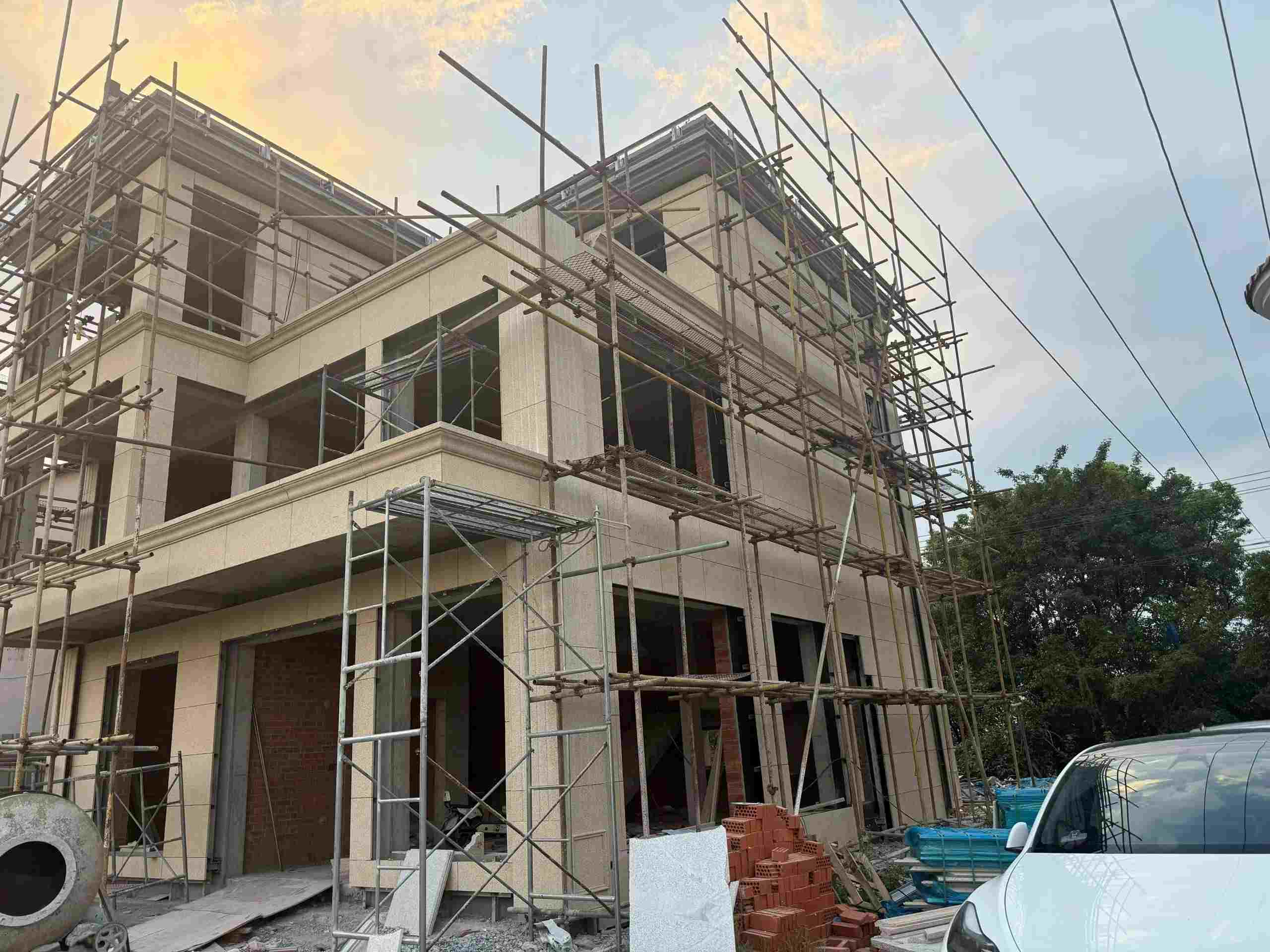 崇左 黄金麻荔枝面花岗岩外墙干挂