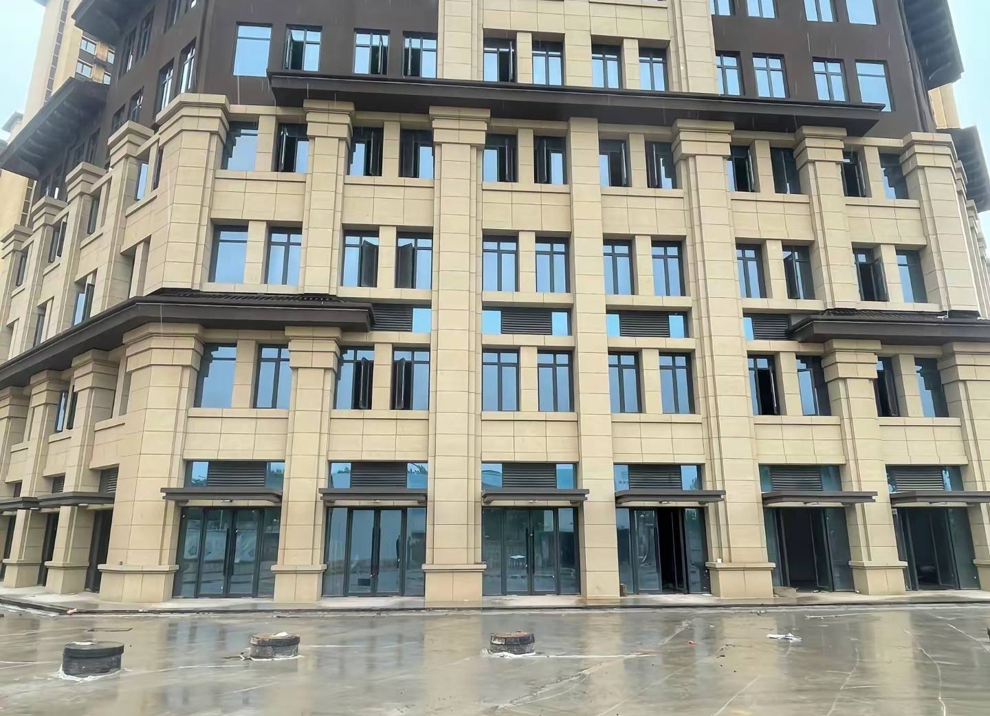 崇左 黄金麻花岗岩荔枝面小区外墙干挂