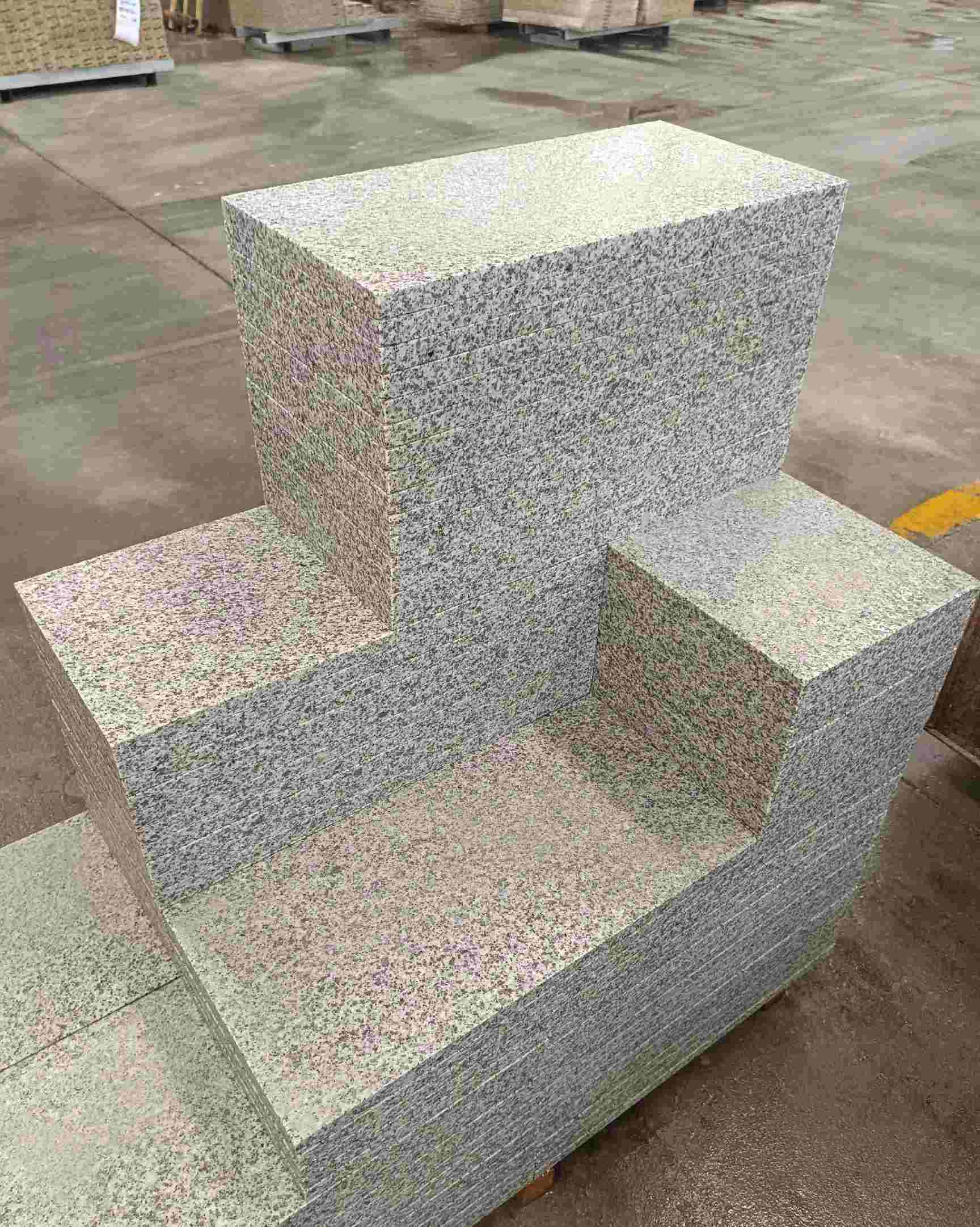 崇左 白麻花岗岩荔枝面地铺石