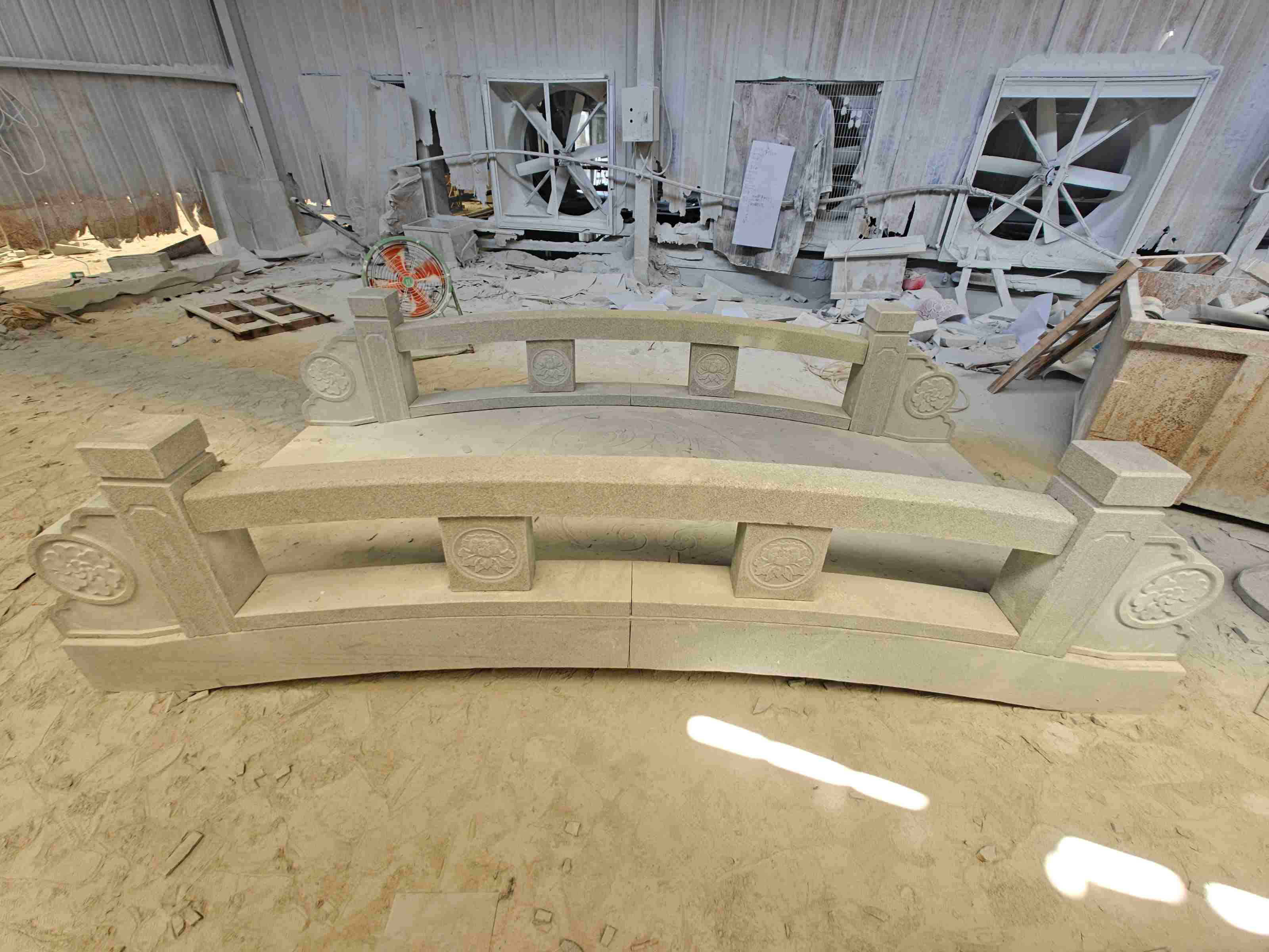 崇左 芝麻灰花岗岩异形加工-拱桥，石桥