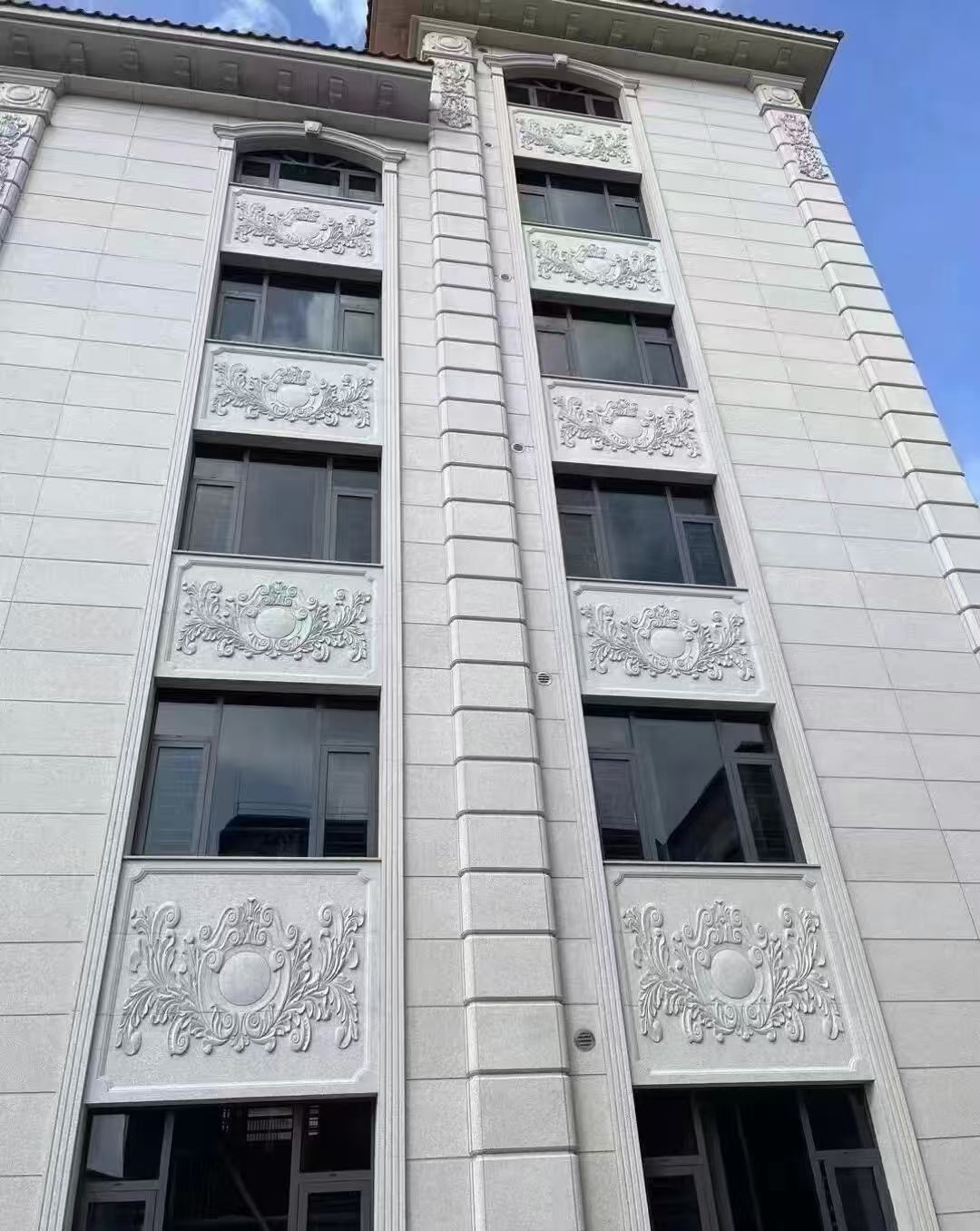 崇左 白麻荔枝面花岗岩别墅外墙干挂