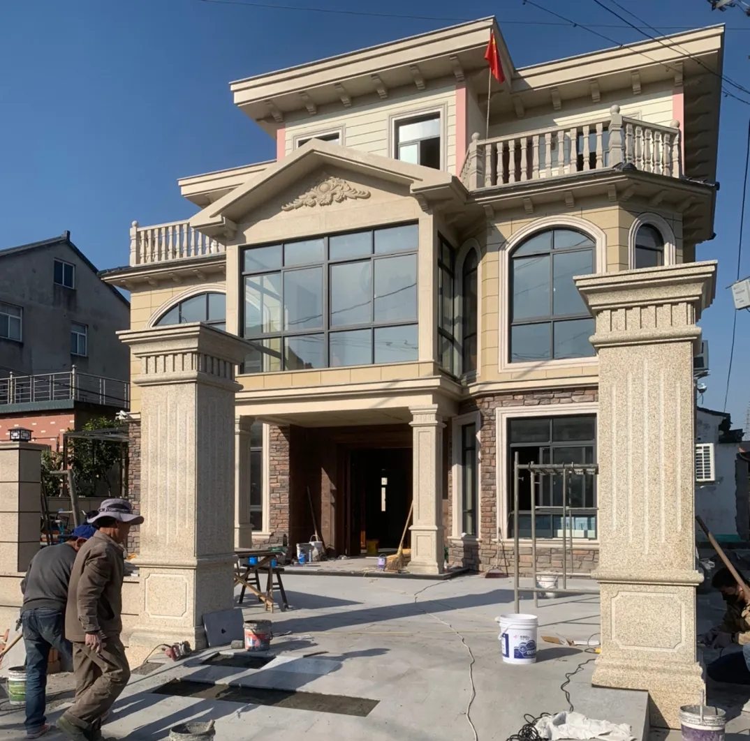 崇左 黄金麻花岗岩荔枝面别墅外墙干挂私家专属